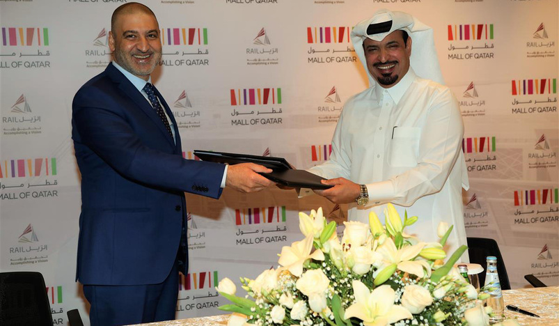 Qatar Rail and Mall of Qatar sign naming rights agreement